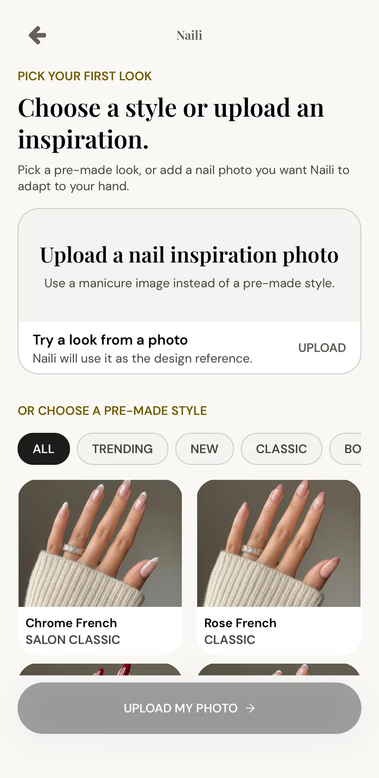 Naili app preview